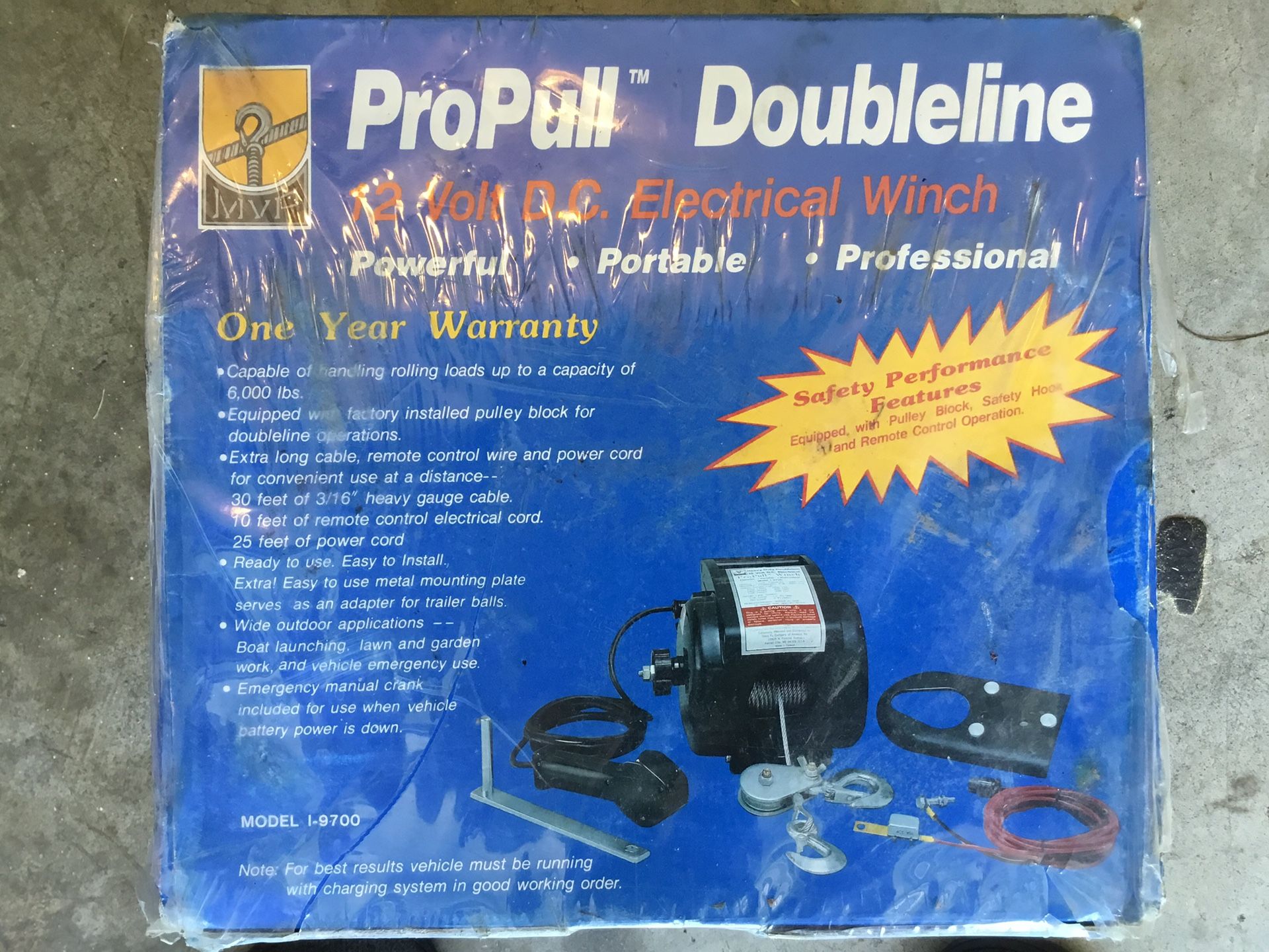 Pro Pull 12v DC Electric Winch