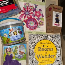 Art And Craft,sharpies, Coloring Books And More 