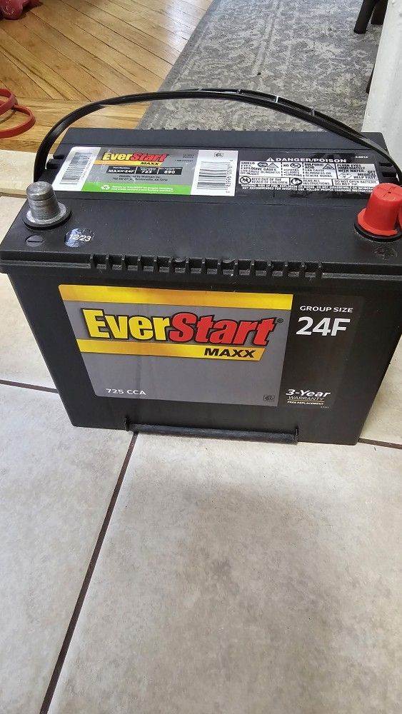 Everstart MAXX battery.  Group 24F. $75