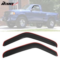 Fits 93-11 Ford Ranger Mazda B3000 B4000 Regular Cab 2PC Window Visor In-Channel