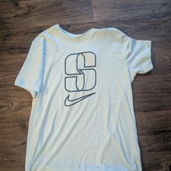 Nike Blue Mens Graphic Logo Tee