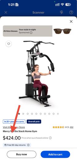 Marcy Home Gym w/400 Lbs of weight