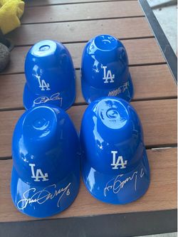 Dodgers autographed helmet PSA
