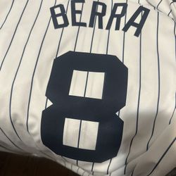 Yankees Yogi Berra#8 Throwback Jersey 2025 