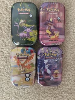 Pokémon 30th celebration mini tins 4 available