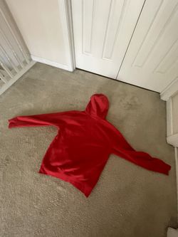 Red Nike hoodie size Medium