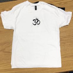 AUM Symbol Namaste OM Tee Shirt 100% Cotton Brand New ~ Unisex T Shirt