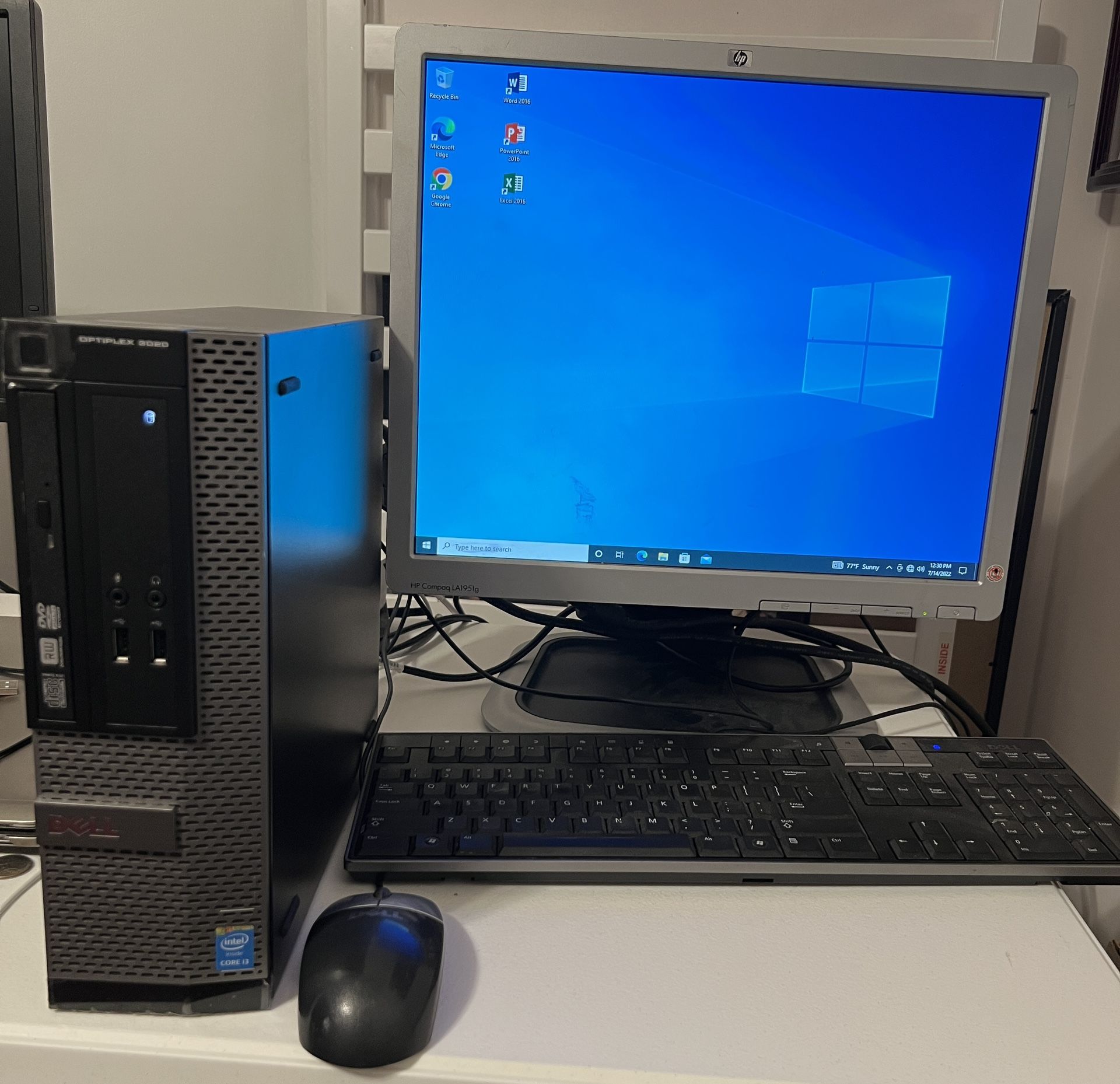 Dell Optiplex 3020 (250GB HDD, 4GB RAM, Intel Core i3, 3.50GHz) Small Form Factor Computer Desktop Tower