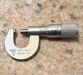 Brand-Rex Turbo Wire & Cables Micrometer