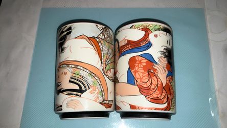 Vintage Japanese ceramic cups