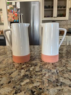 Ceramic pitchers / vases