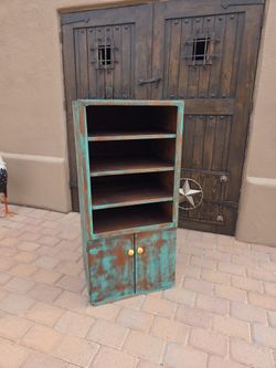 Rustic Southwest Style Cabinet.