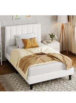 Platform bed frame size twin