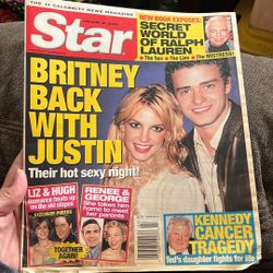 Star Magazine Of Britney Spears & Justin Timberlake 