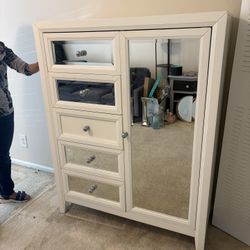 Large Dresser And Large Mirrors 
