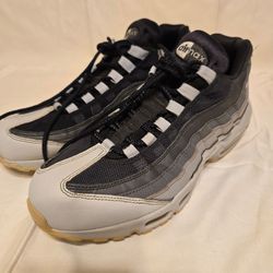 Nike Air Max 95 Black Grey White Gum Sole Men’s Size 9.5 2018
