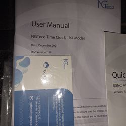 Time  clock for small businesses,brand new in box