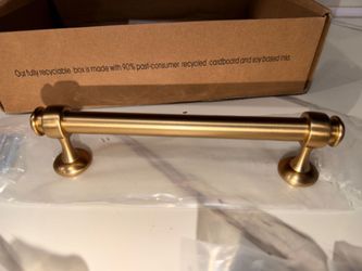 12 Pack Champagne Bronze Cabinet Handles, 5" Hole Center Drawer Pulls