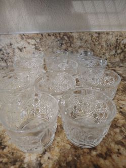 Vintage punch bowl cups