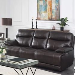 Ridgewin Leather Power Reclining Sofa
