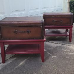 Vintage Suitcase Night Stands