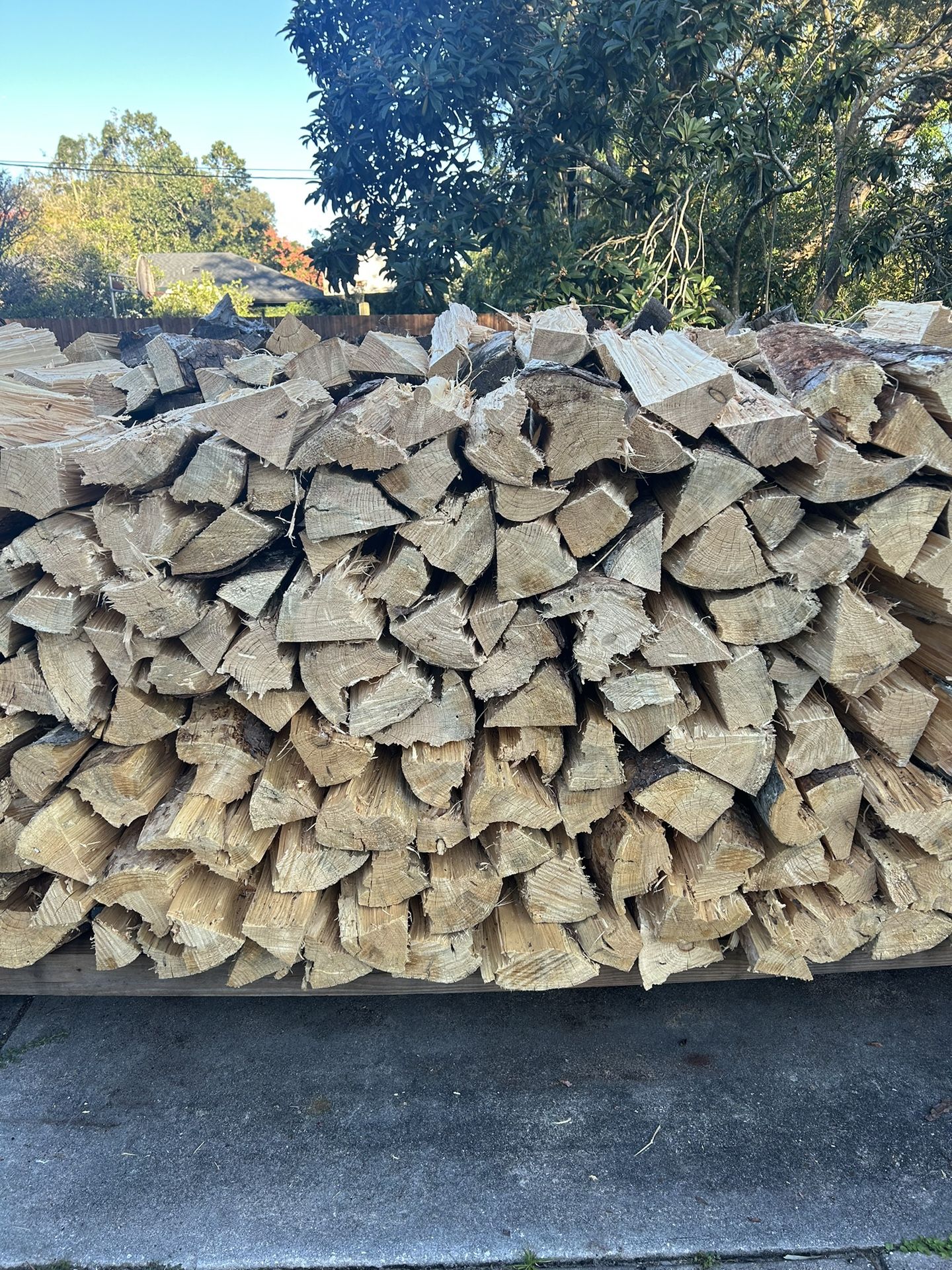 100 Split Pine Firewood Logs $75
