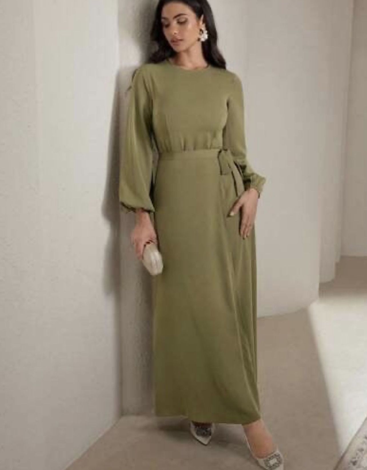 New women’s maxi dress Islamic abayah modest Muslim clothing one size Ramadan Eid clothes
