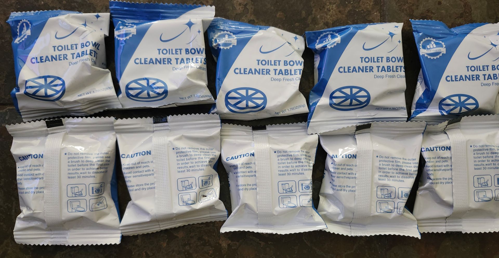 Toilet Cleaning & Blueing pod individually wrapped