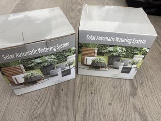 2 Solar Automatic Plant Watering Kits — Unused