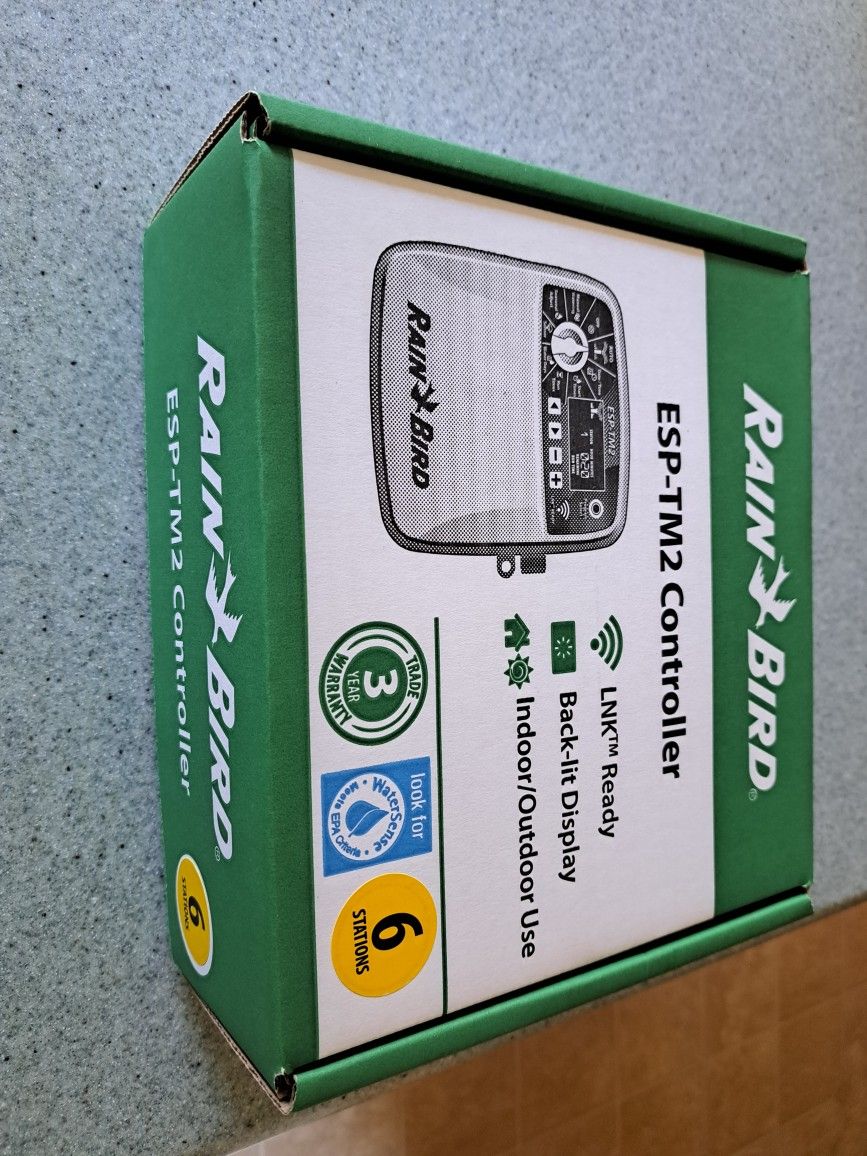 New Fresh Rainbird Esp-tm6 Sprinkler Timer Controller Clock