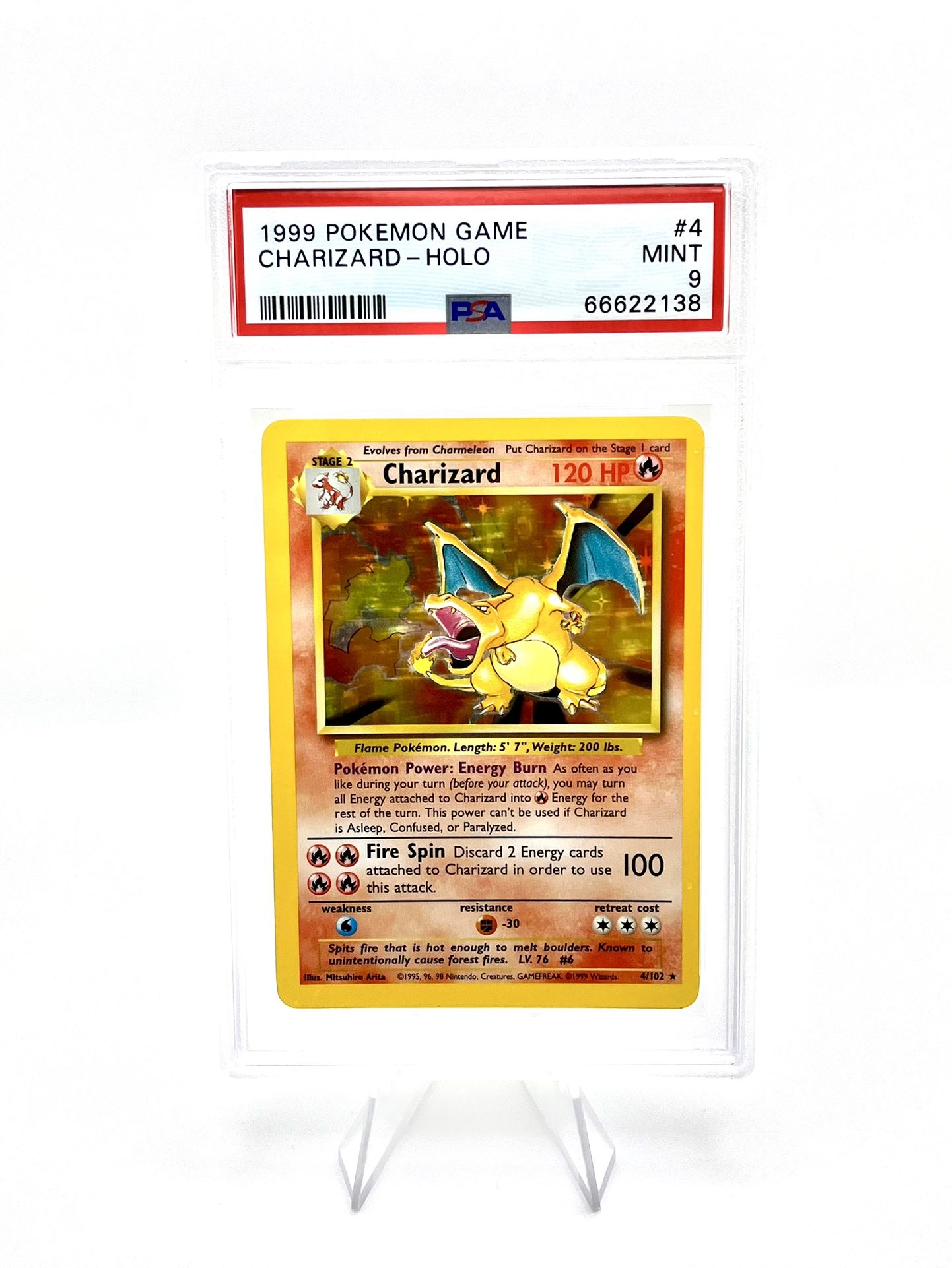 Pokemon PSA 9 Base Set Charizard 