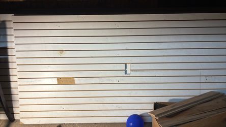 Slat wall panels