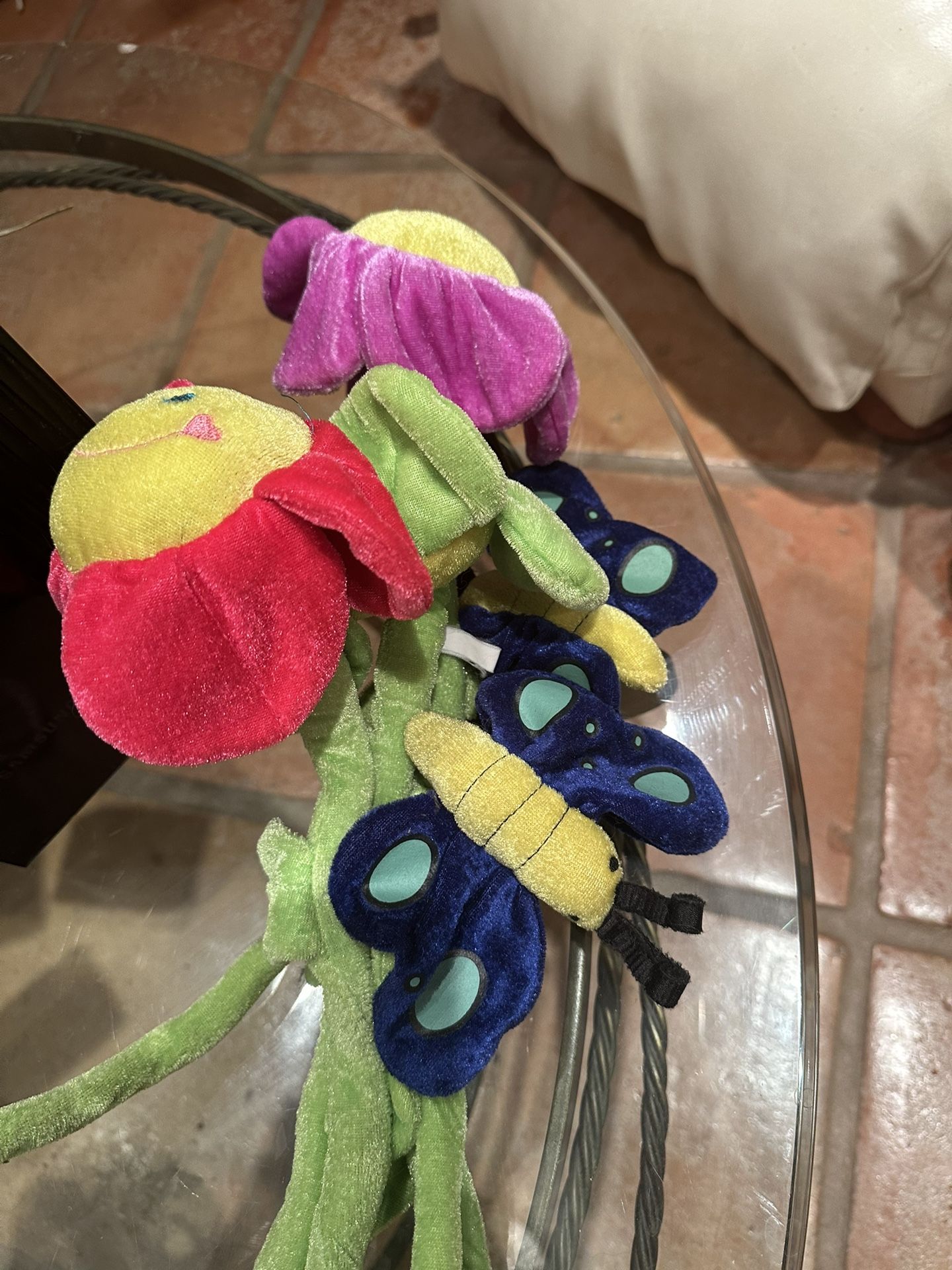 FREE: Plush Large Flowers  And Butterflies 