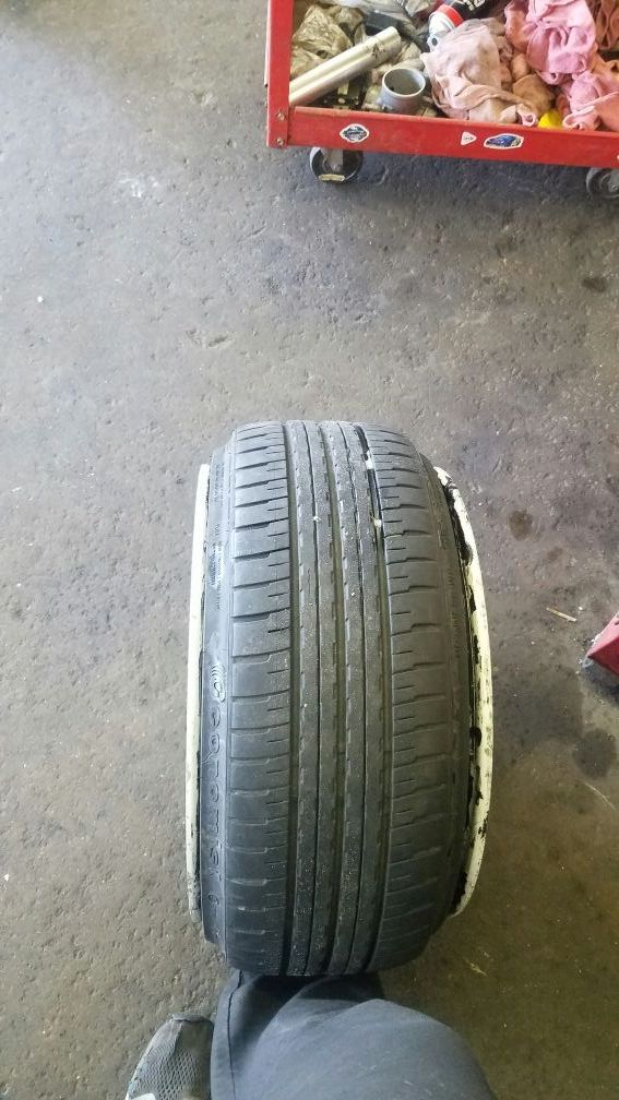 5x114.3 18 in wheels stretched brand new tires