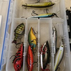 Fishing Lures For Striper & Bass Is Like New Take It All For $65