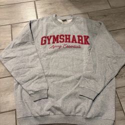 Gymshark Women’s Grey Lifting Essentials Oversized Sweatshirt size Large NEW