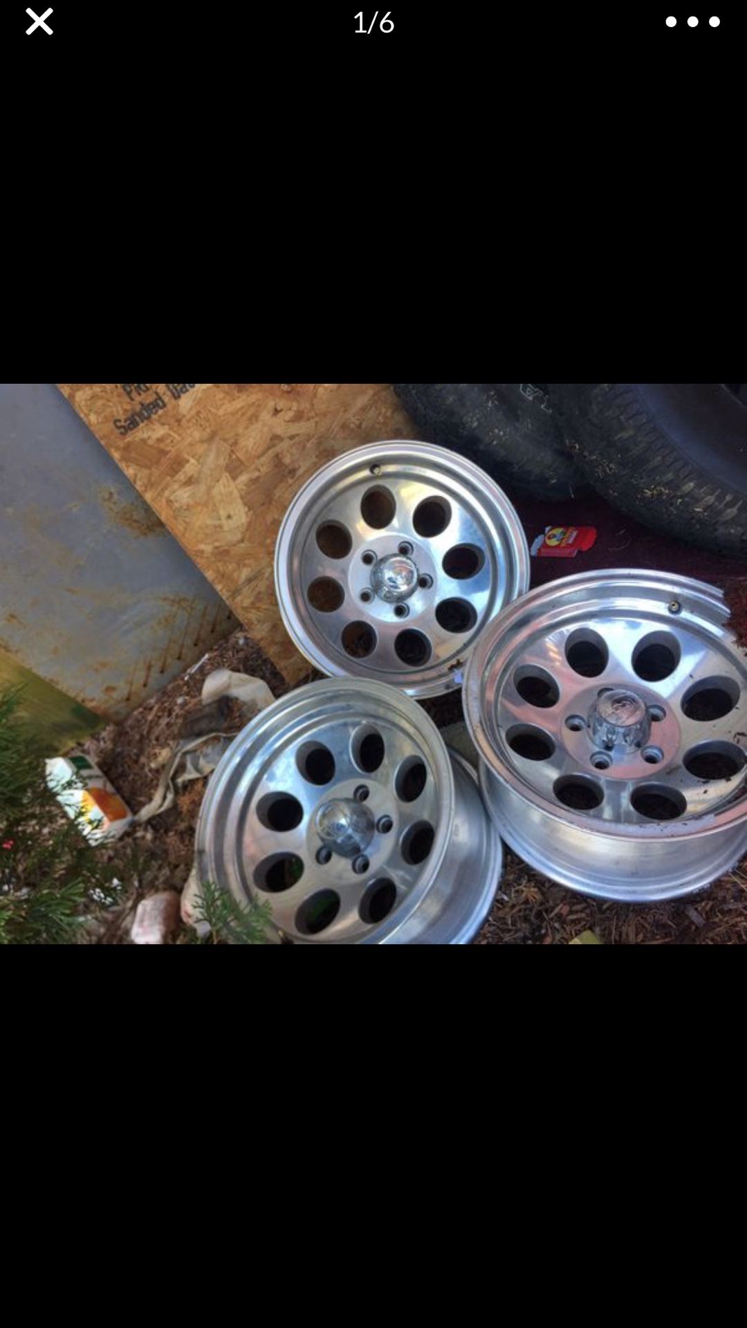 Set of “3 “ r15 ion alloy wheels