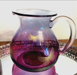 Avon Purple Peace Ombre Pitcher