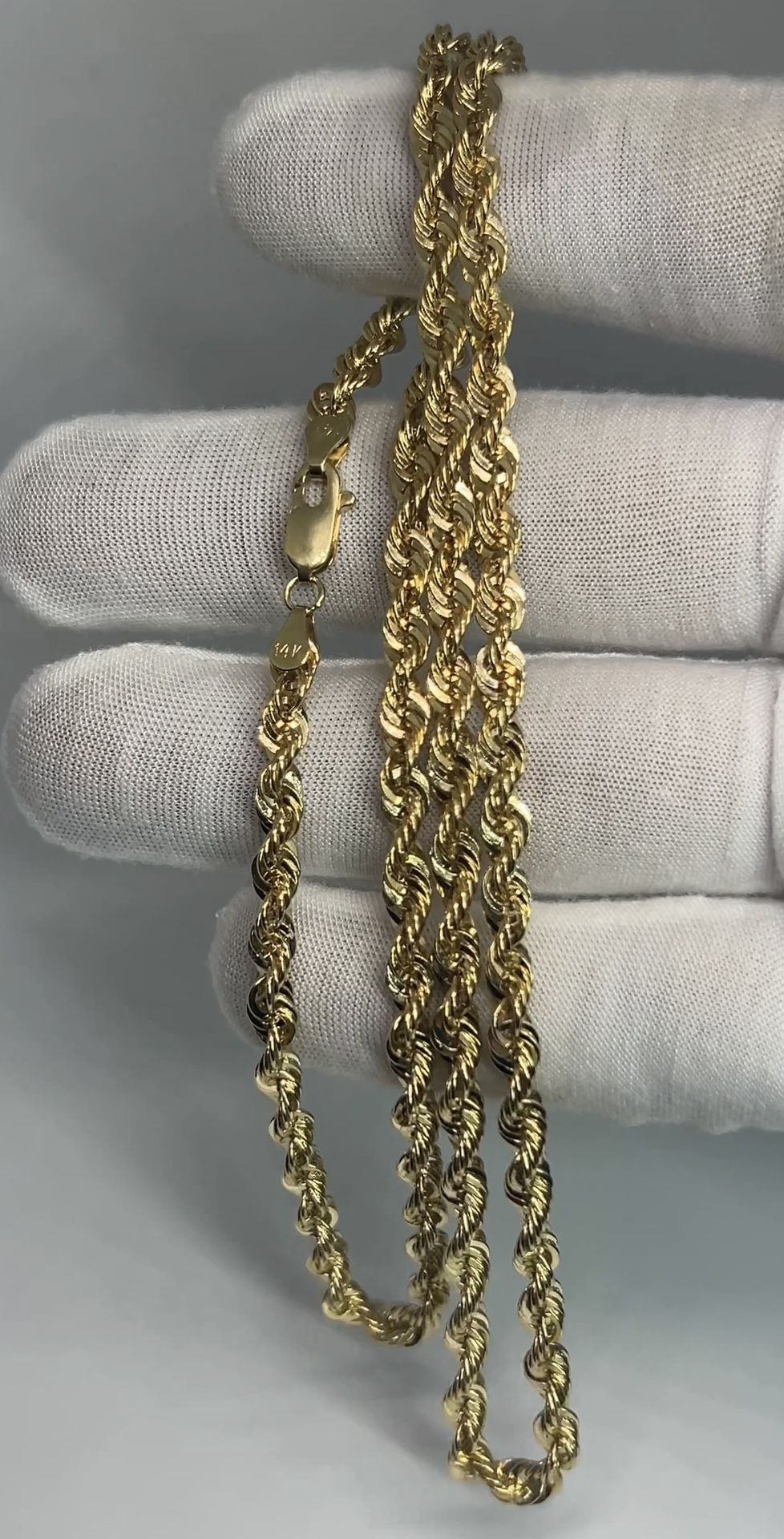 14k Gold Rope Chain 