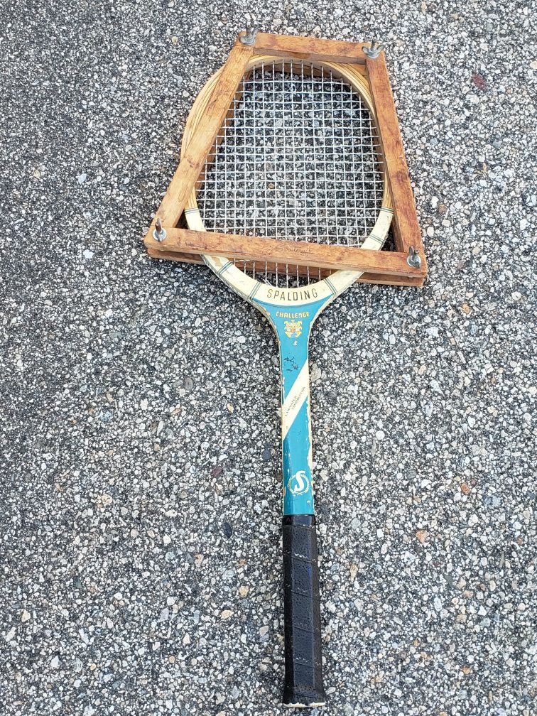 Vintage Spalding tennis racket
