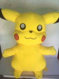 Giant stuffed animal Pokemon Pikachu plush doll 30” tall