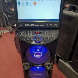 Touch Screen Loud Kareoke Bluetooth Party Speaker With WiFi. Brand New