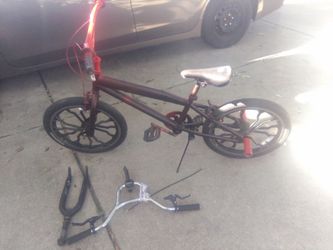 Black and Red  Bicycle