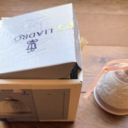 Lladro 1991 and 1993 Christmas Bell Ornament