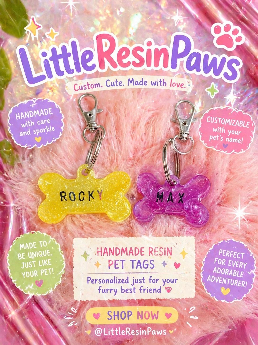 Customizable Pet Tags
