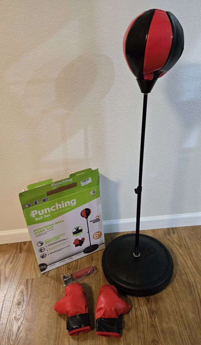 Kids Punching Ball Game Set