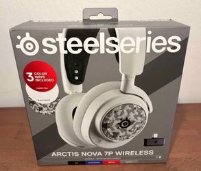 SteelSeries Arctis Nova 7P Wireless Gen2 Gaming Headset+Booster Bundle -3 Colors