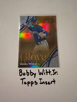 Bobby Witt,Jr Kansas City Royals Shortstop Topps Short Print Insert Card.
