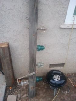 Antique Glass Insulators With Mount