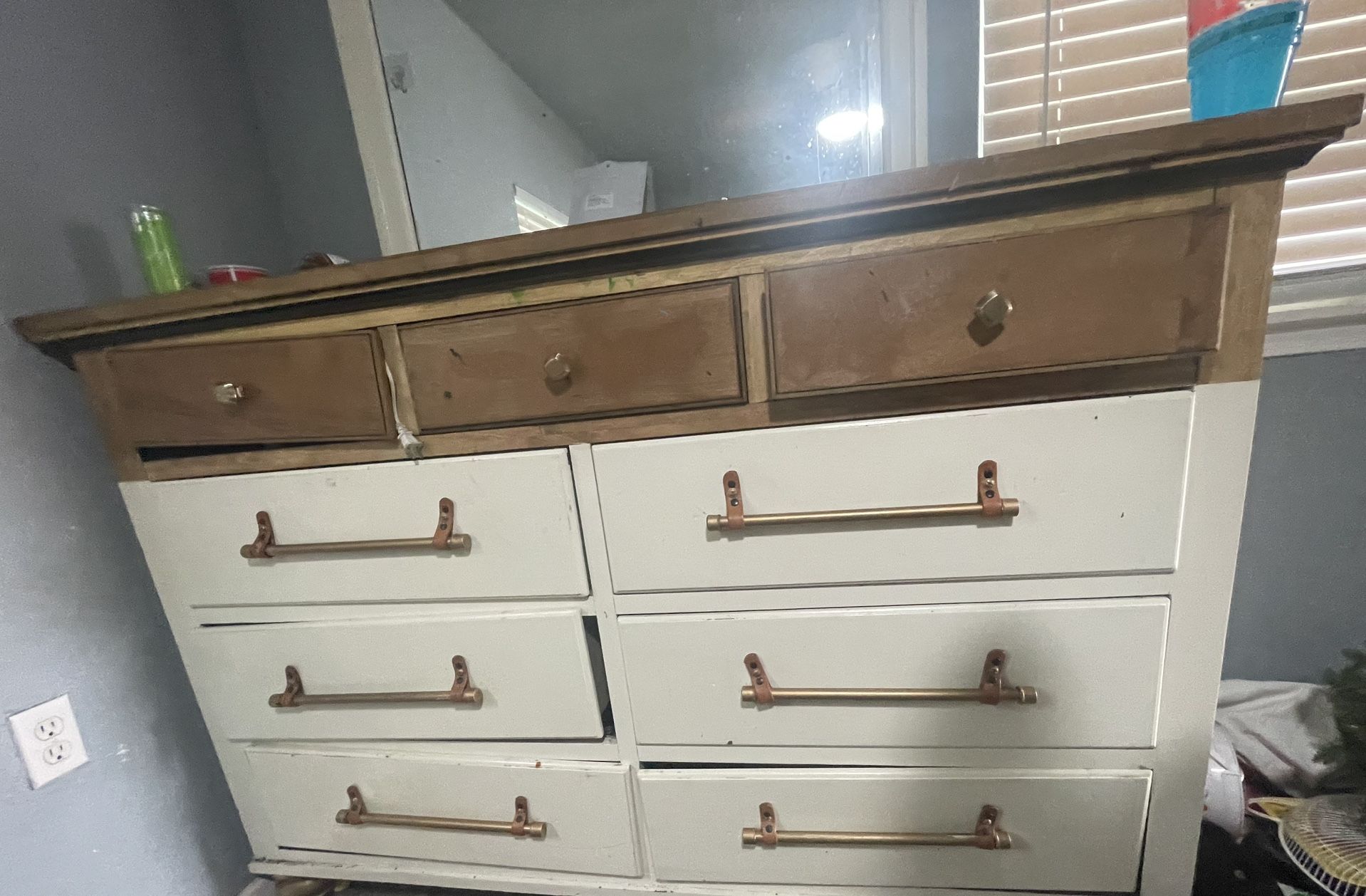Dresser And Mirror